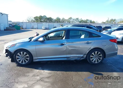 2017 Hyundai Sonata Sport z USA, uszkodzony, nr VIN 5NPE34AF7HH445924